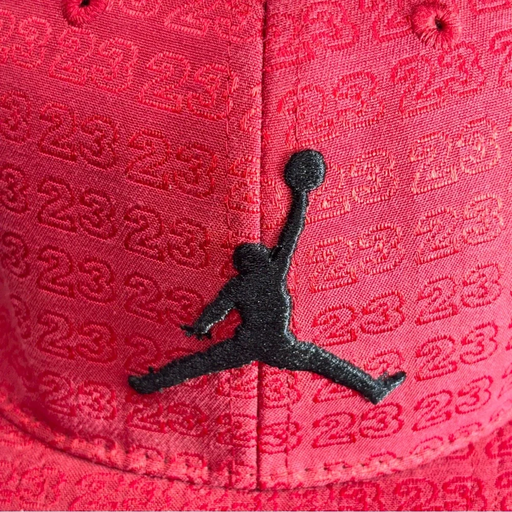 Nike Air Jordan Red 23 all over print Cap Hat Size Youth‎